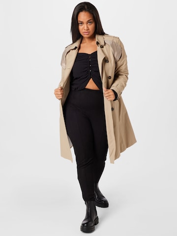 River Island Plus Strickjacke in Schwarz