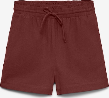 VERO MODA Pants 'VMMymilo' in Brown: front