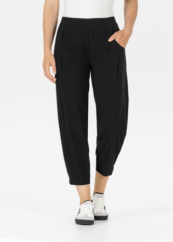 STEHMANN Tapered Pants in Black: front