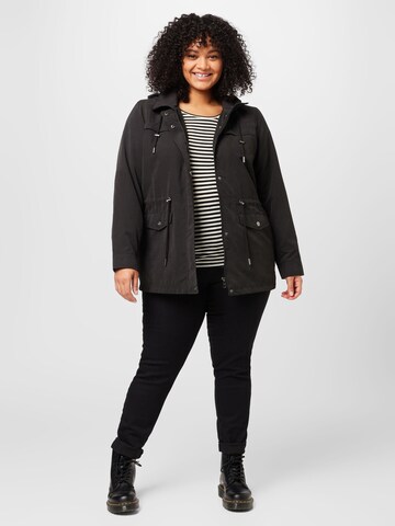 ONLY Carmakoma - Parca de entretiempo 'Starline Spring' en negro