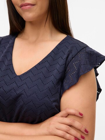 Vero Moda Curve Jurk 'VMCThas' in Blauw