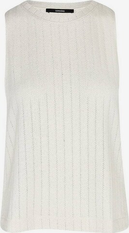 Someday Knitted Top 'Kelfie' in Beige: front