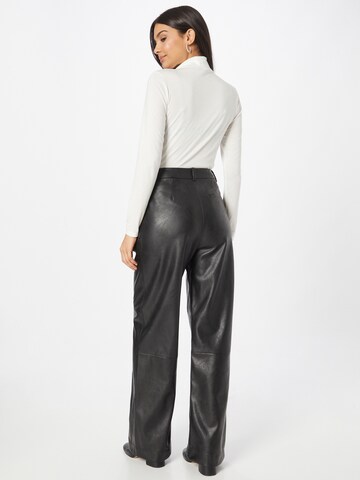 Wide Leg Pantalon à pince Samsøe Samsøe en noir