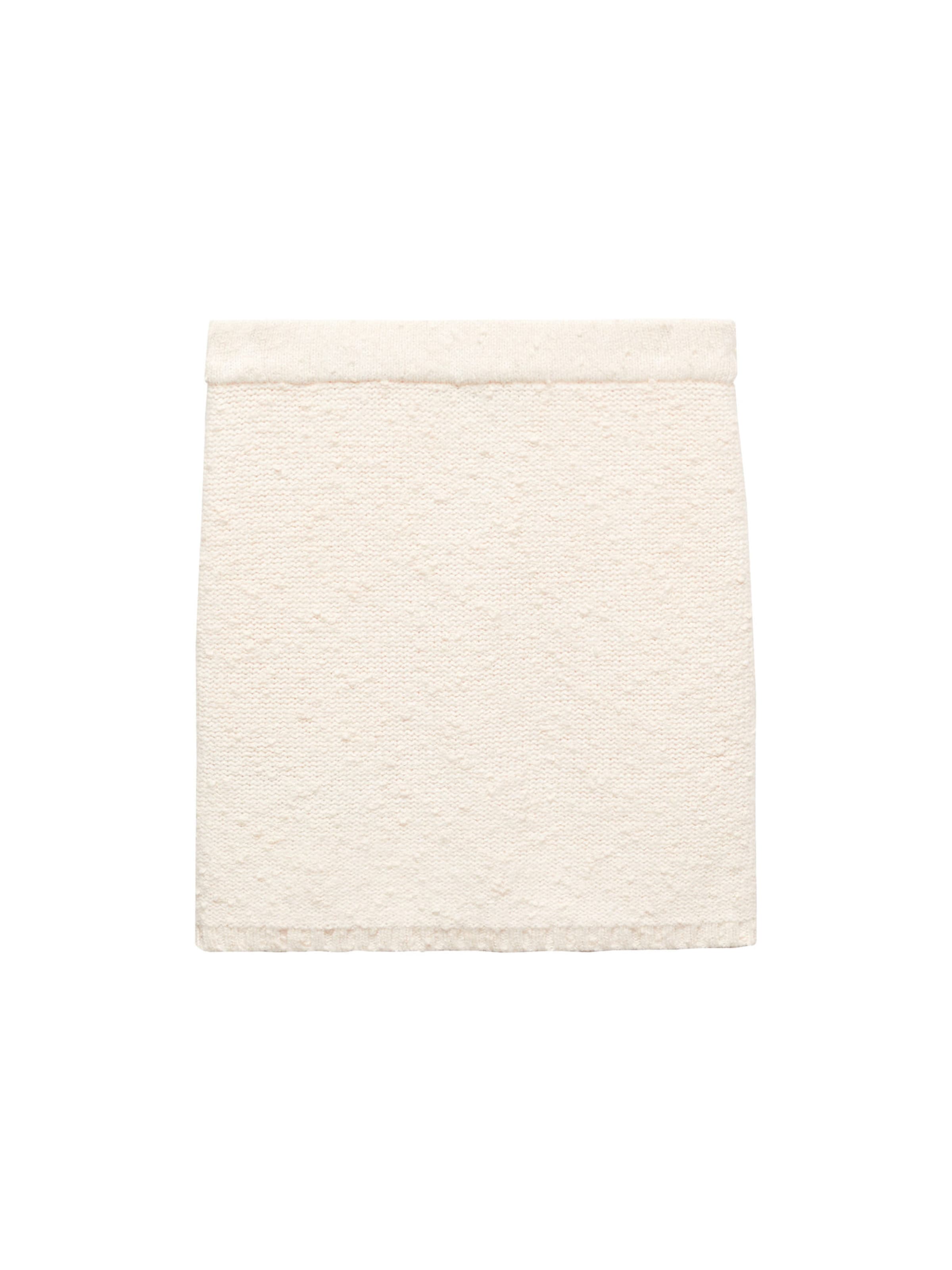 MANGO Rok 'SKIRT MARGE' in Beige: voorkant