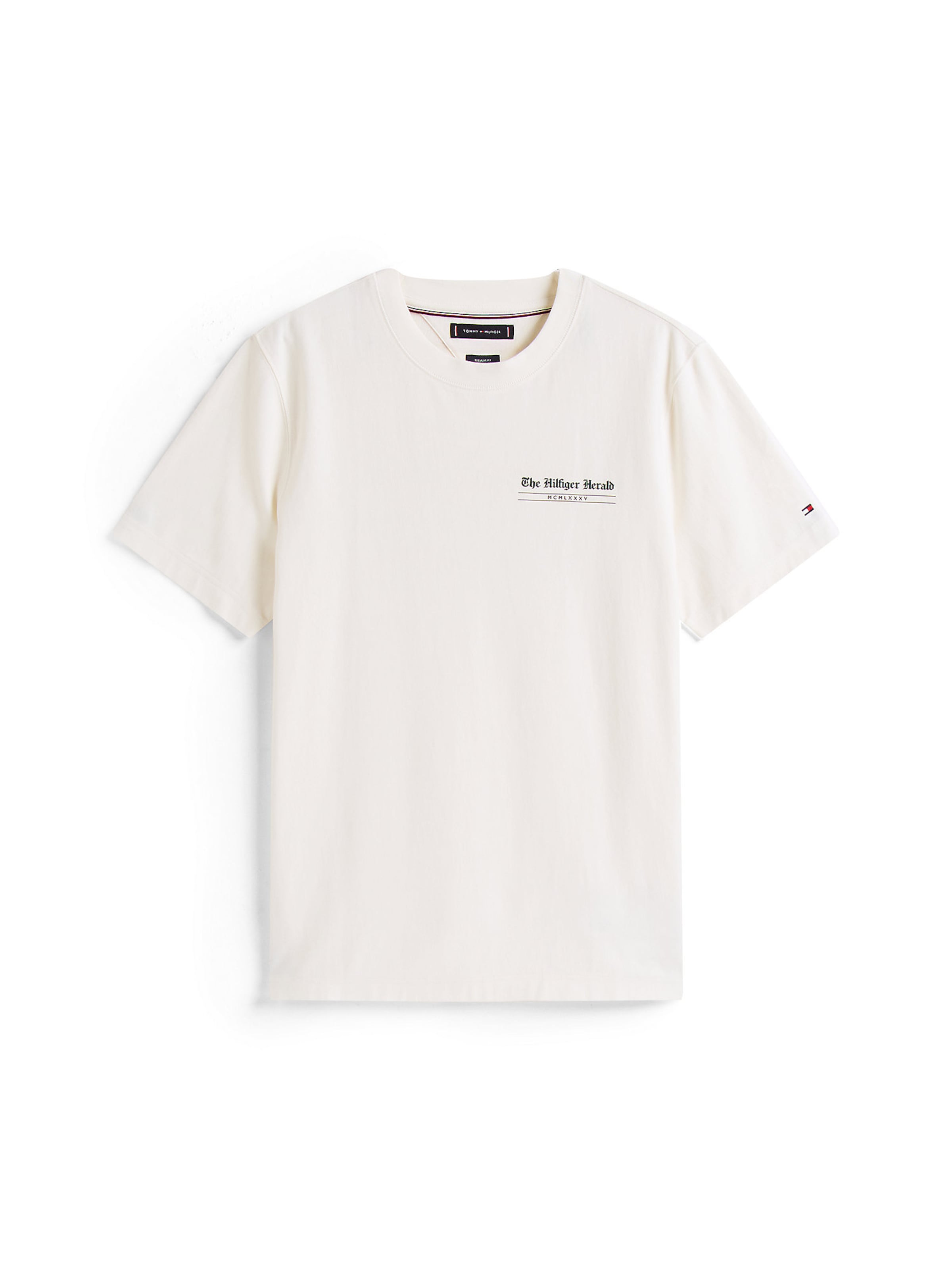 TOMMY HILFIGER T-Shirt in dunkelblau / weiß, Produktansicht