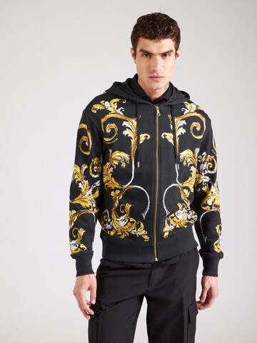 Versace Jeans Couture Sweat jacket in Black: front