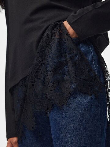PIECES Shirt 'PCMave' in Schwarz