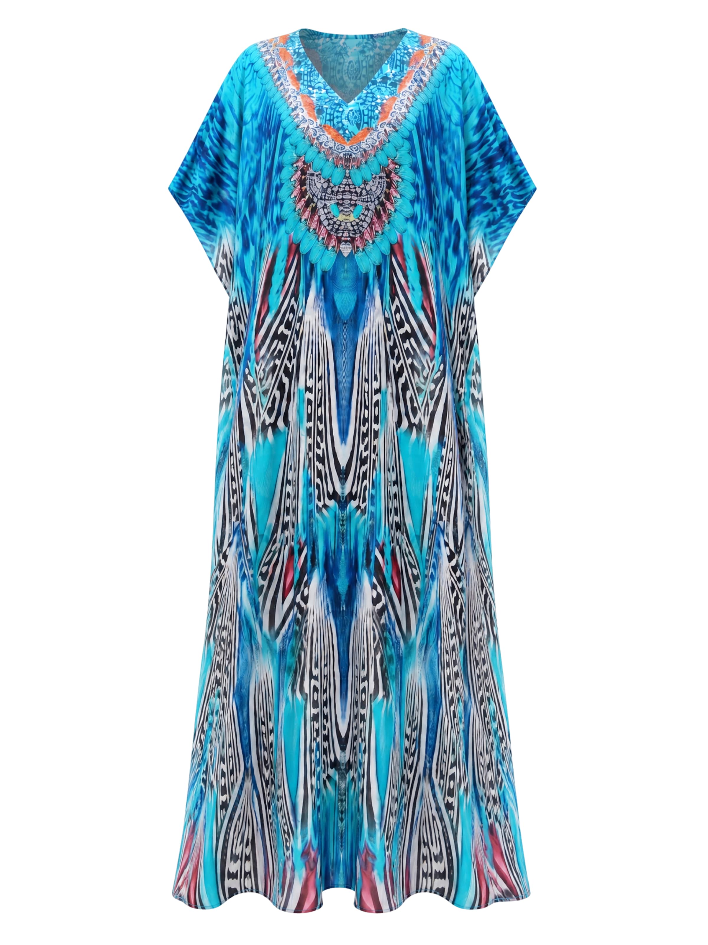 Lovolotti Summer Dress in Blue: front