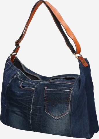 Gave Lux Shoulder Bag in Blue: front