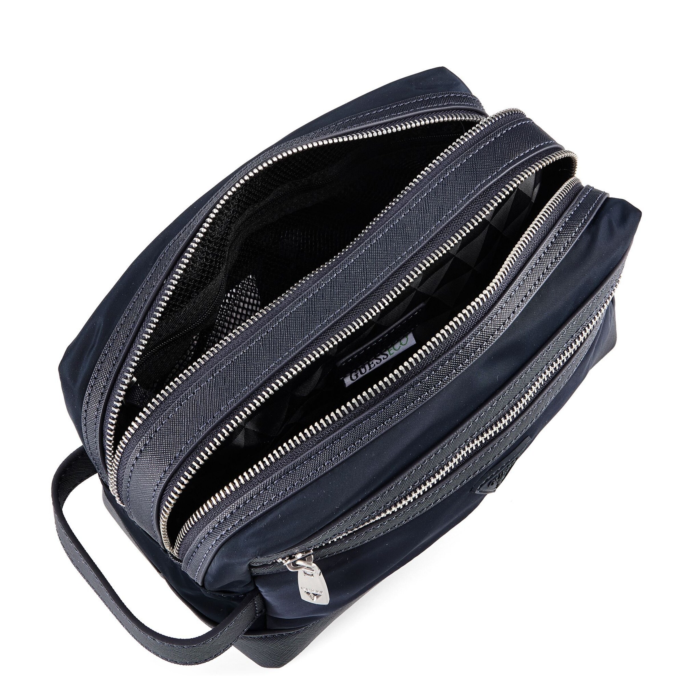 GUESS Toiletry bag 'Berlin' in Blue