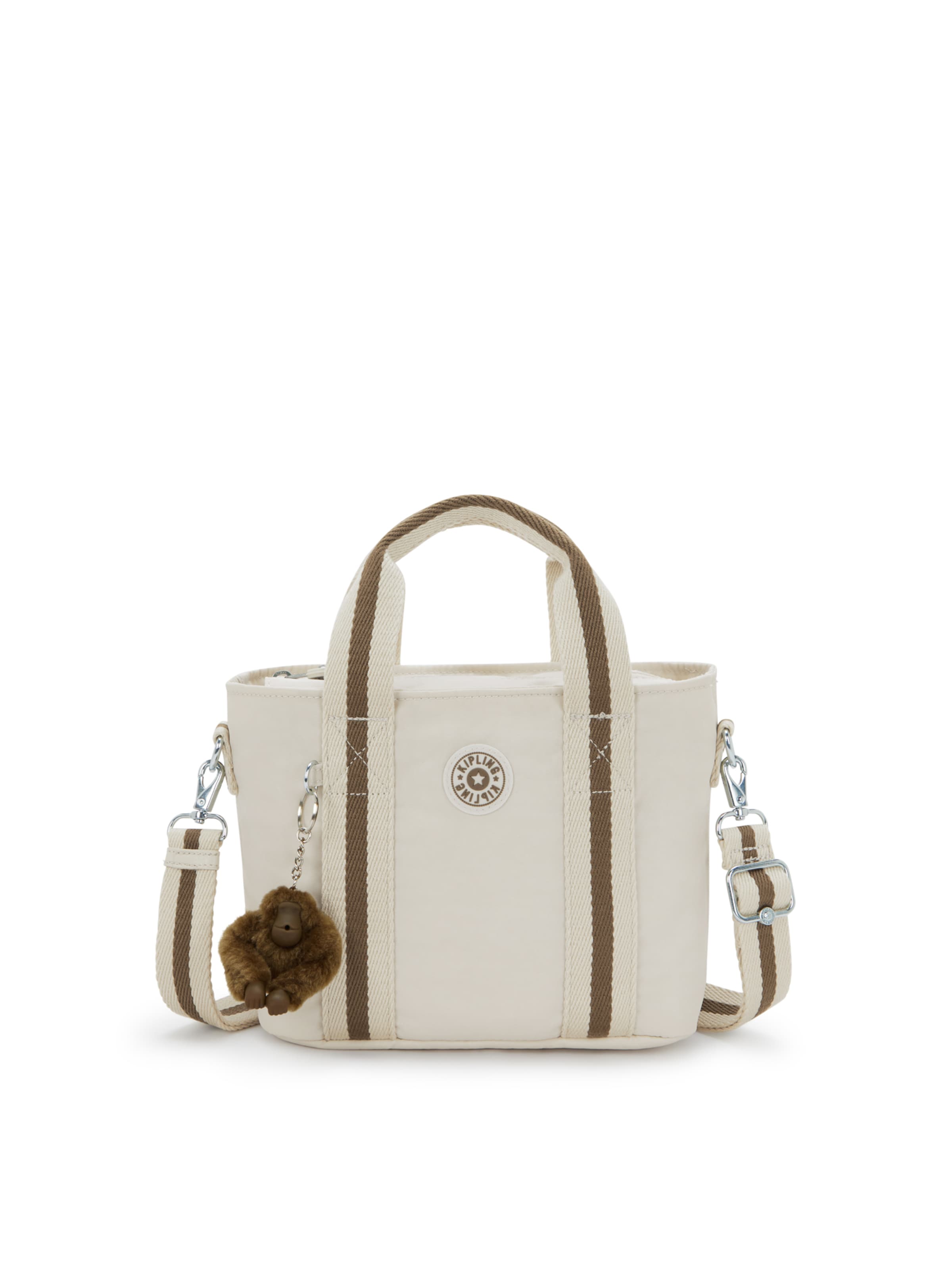 Borsa a mano 'Minta' di KIPLING in beige: frontale