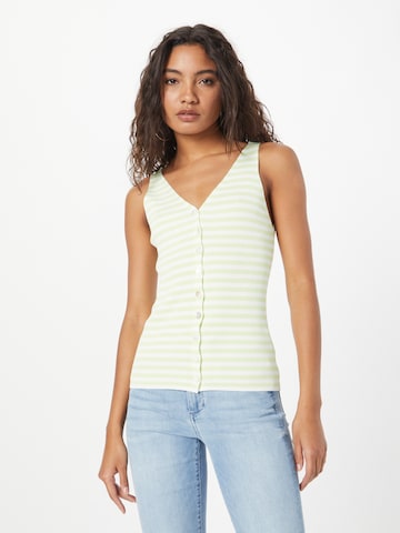 FRNCH PARIS Knitted Top 'NAYE' in Green: front