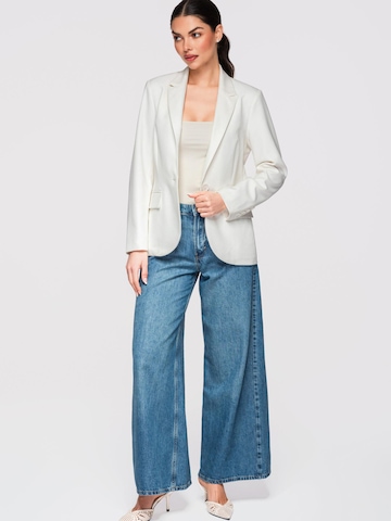 Blazer Ombre en blanc