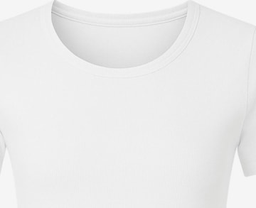 fashionshowcase Shirtbody 'BODYBASE' in Weiß: Vorderseite