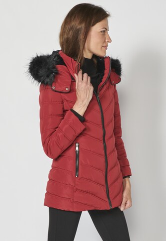 Parka d’hiver KOROSHI en rouge