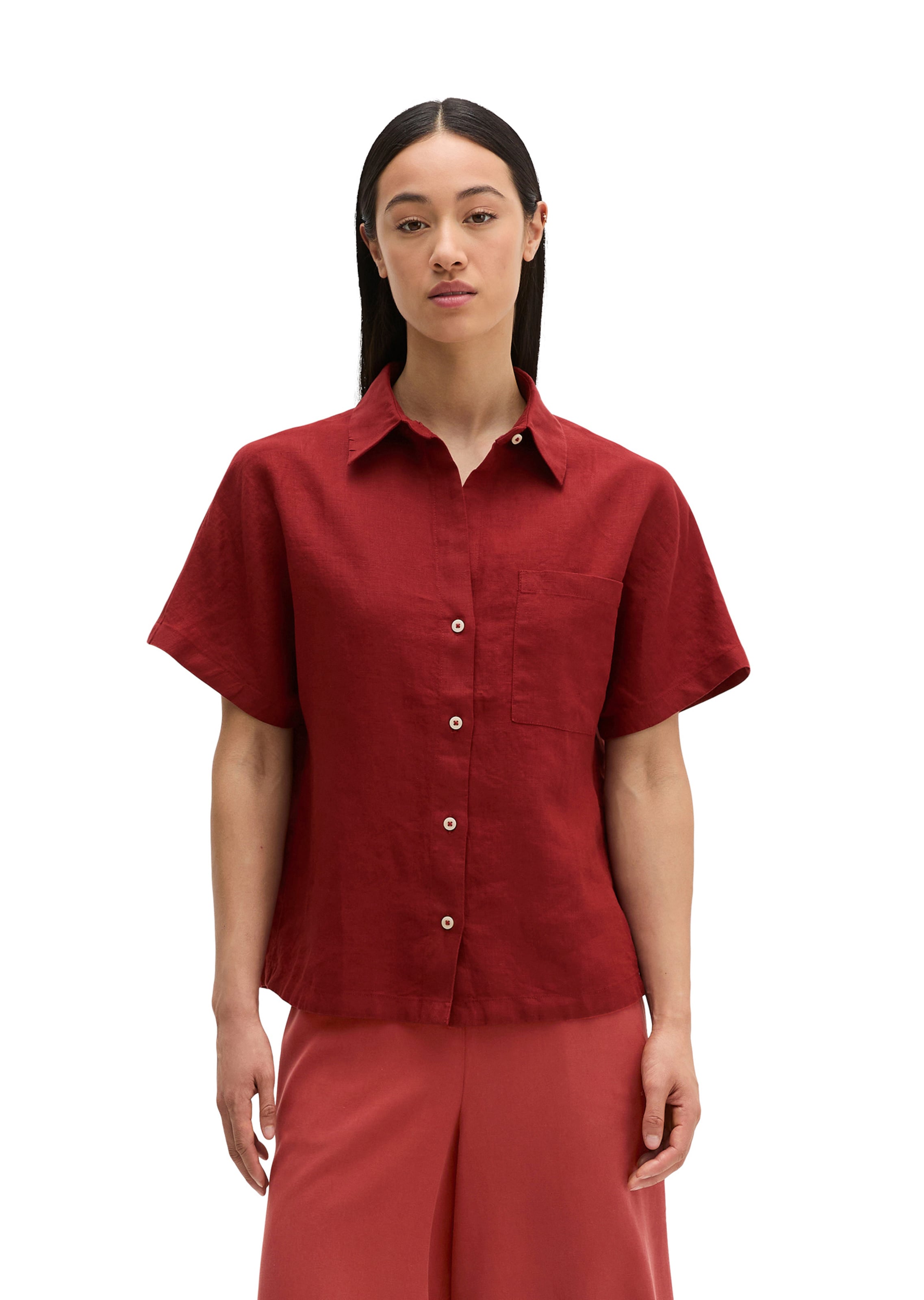 Marc O'Polo Bluse in Rot: Vorderseite