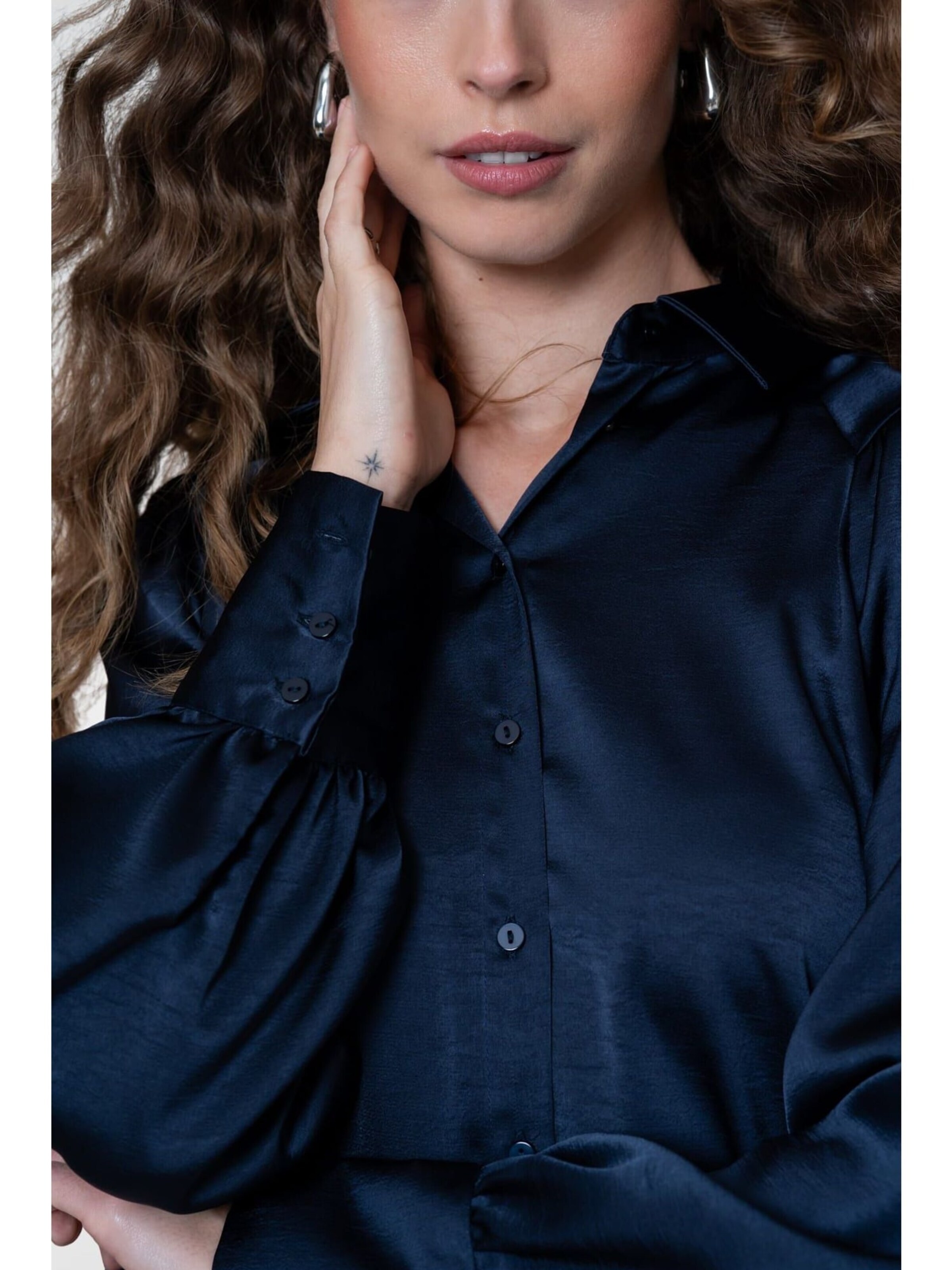 Geisha Blouse in Blauw