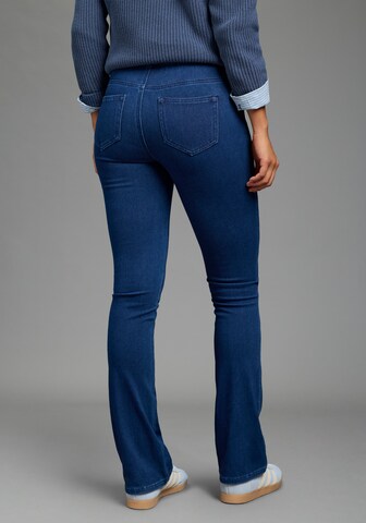 ARIZONA Flared Jeggings in Blue