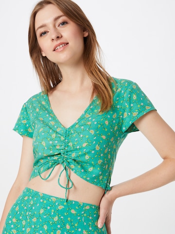 Camicia da donna 'Raeto' di Motel in verde: frontale