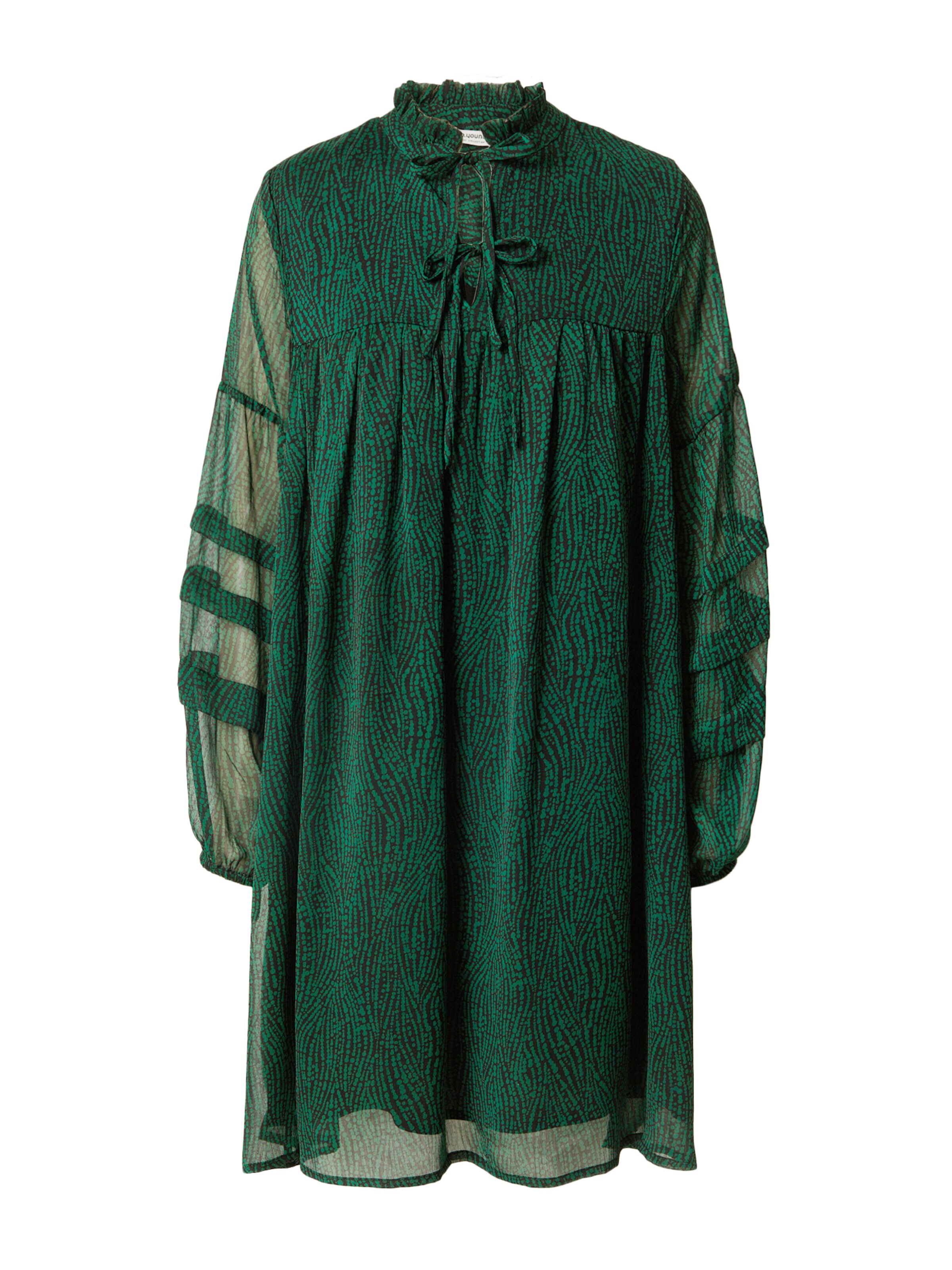 b.young - Vestidos camiseiros 'Hima' em verde: frente