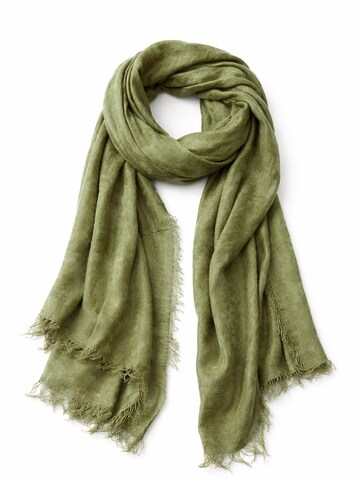 COLLEZIONE ALESSANDRO Schal 'Schmeichler'‌‌‌ in Grün: Vorderseite