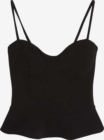 Bershka Topp i svart: framsida