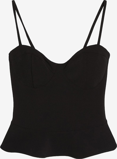 Bershka Toppi koossa XS värissä musta, Tuotenäkymä