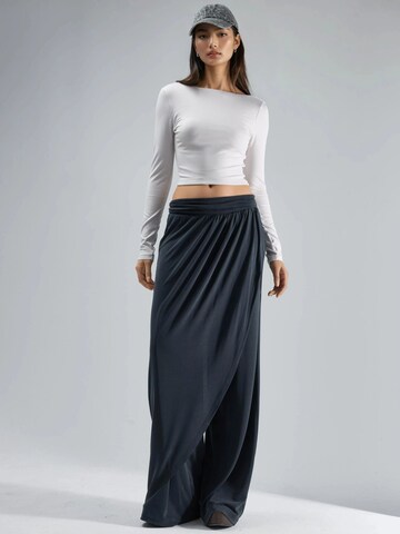 Busem Wide leg Broek in Grijs