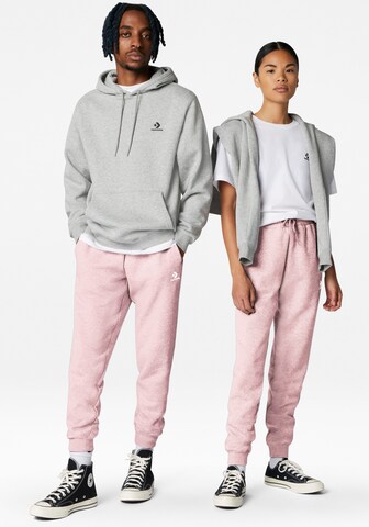 CONVERSE Tapered Trousers in Pink: front