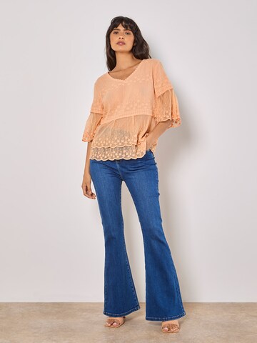 Apricot Bluse in Orange