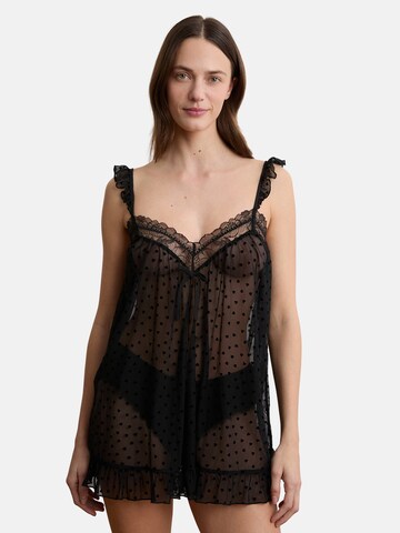 ETAM Negligé 'Minuit' in Zwart: voorkant