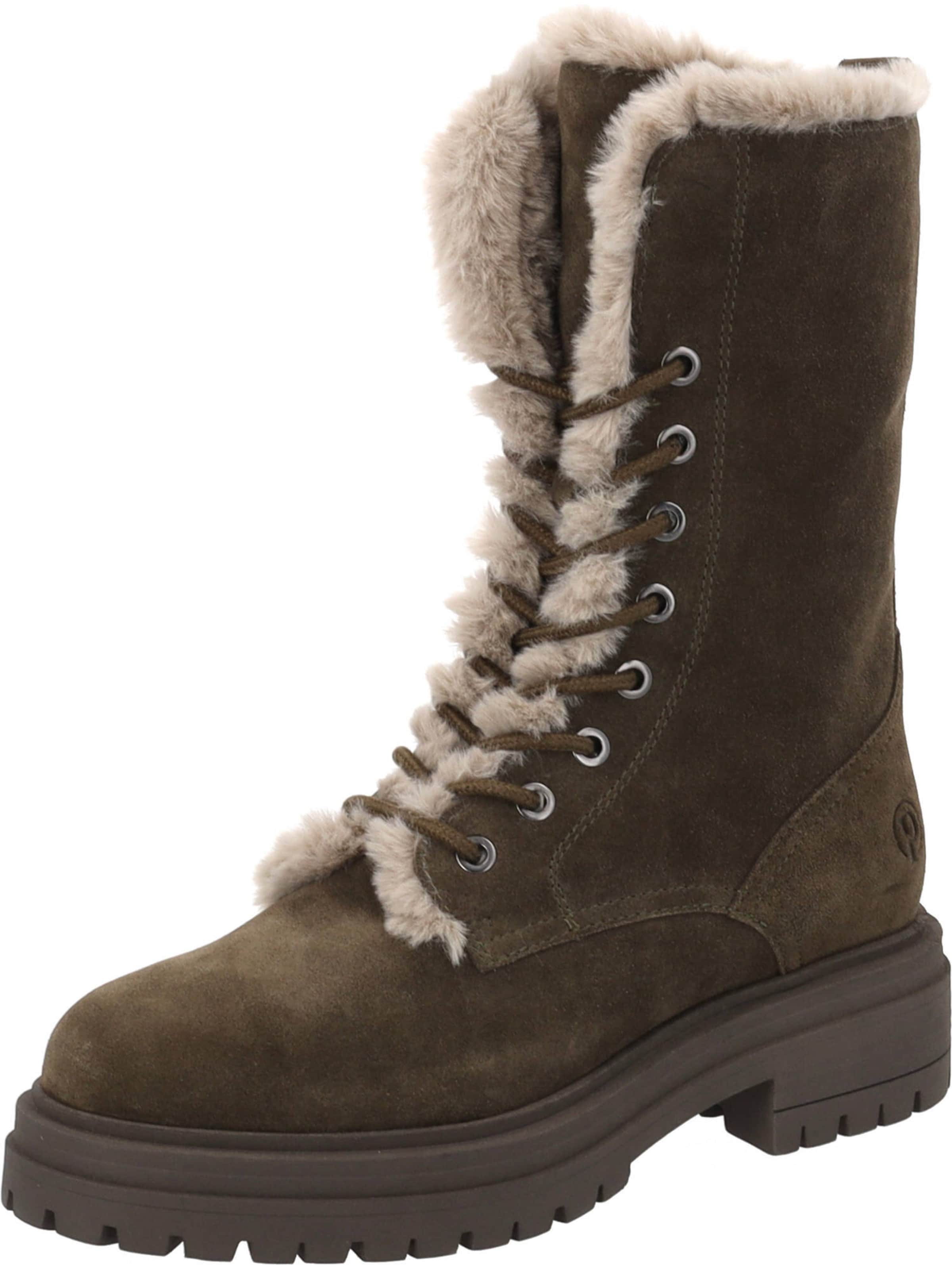 Palado Lace-up boot 'Farlen' in Green: front