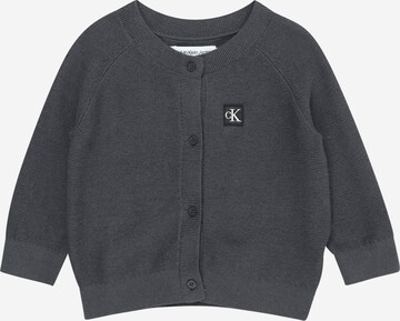 Calvin Klein Jeans Knit cardigan in Grey: front