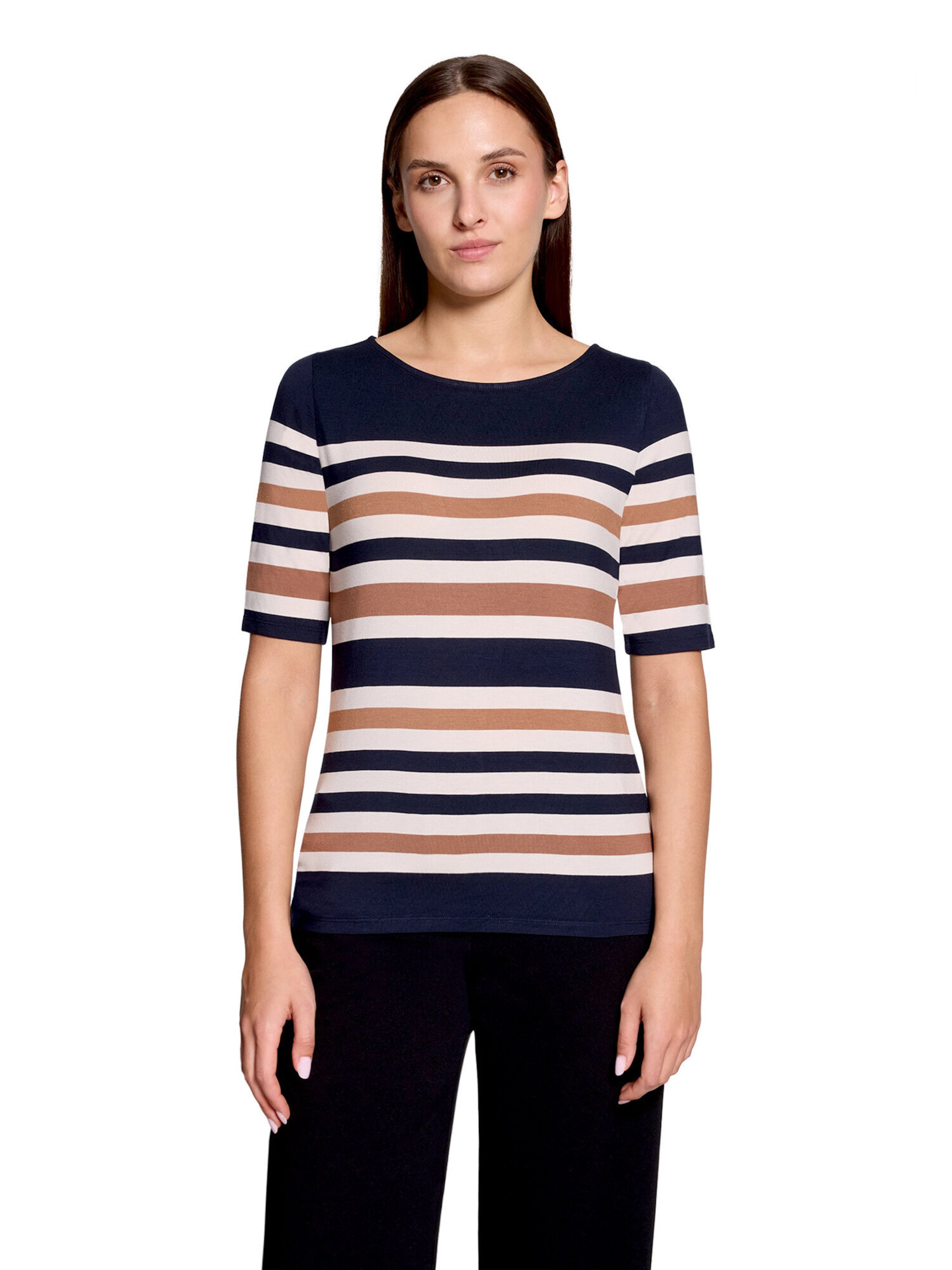 T-shirt Betty Barclay en bleu : devant