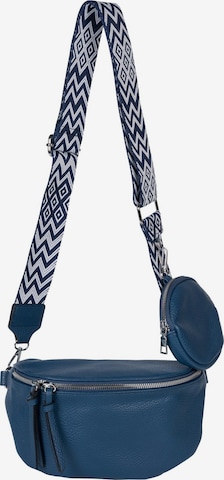 styleBREAKER Crossbody bag '2-Teiliges Set Halbmond Crossbody Bag' in Blue: front