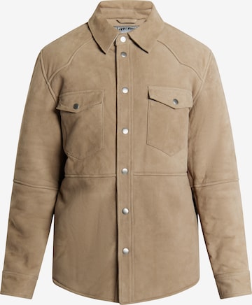 DreiMaster Vintage Средняя посадка Демисезонная куртка 'Altiplano' в Бежевый: спереди