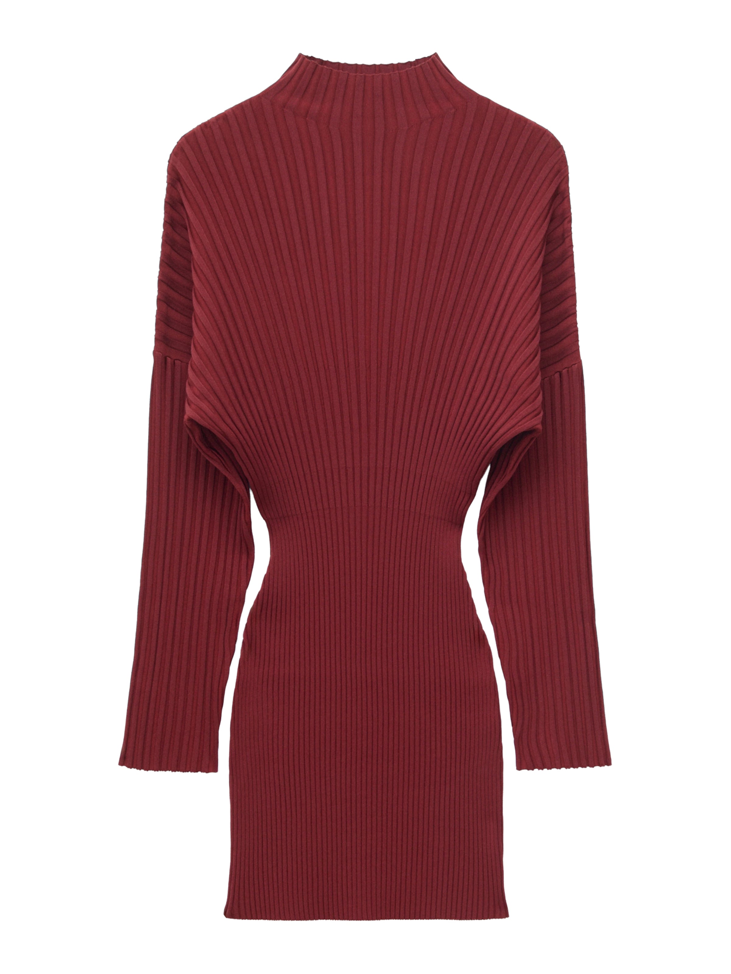 & Other Stories - Vestido de malha em vermelho: frente