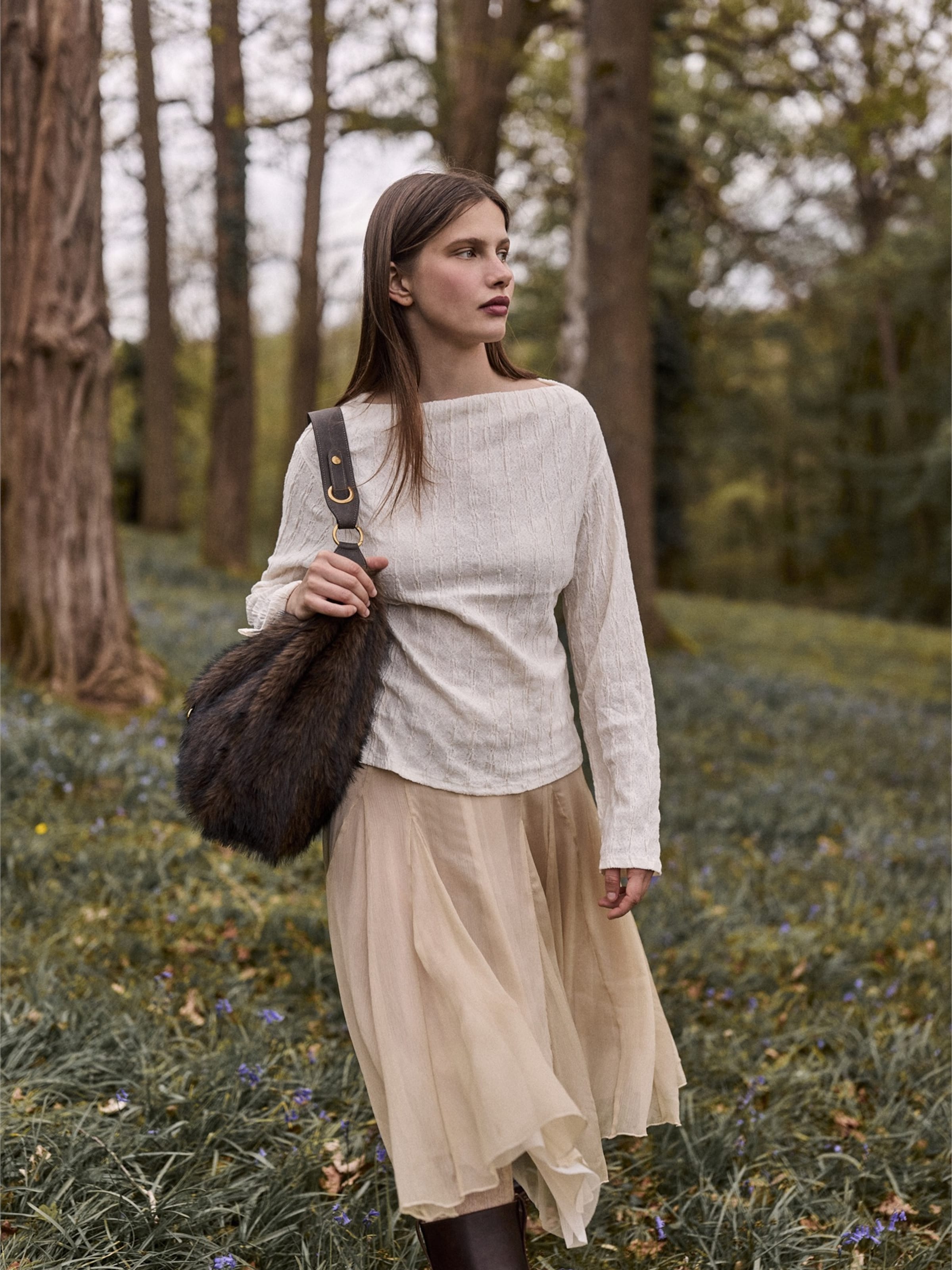 Nat&Nin Shoulder bag 'Tilda' in Brown