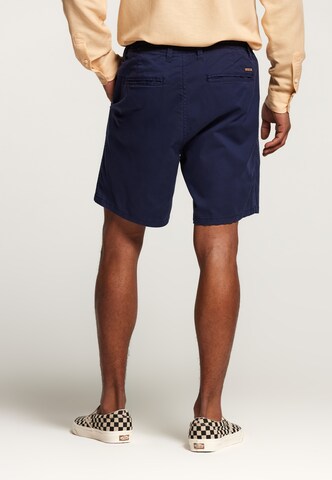 Shiwi Regular Chino 'Jack' in Blauw