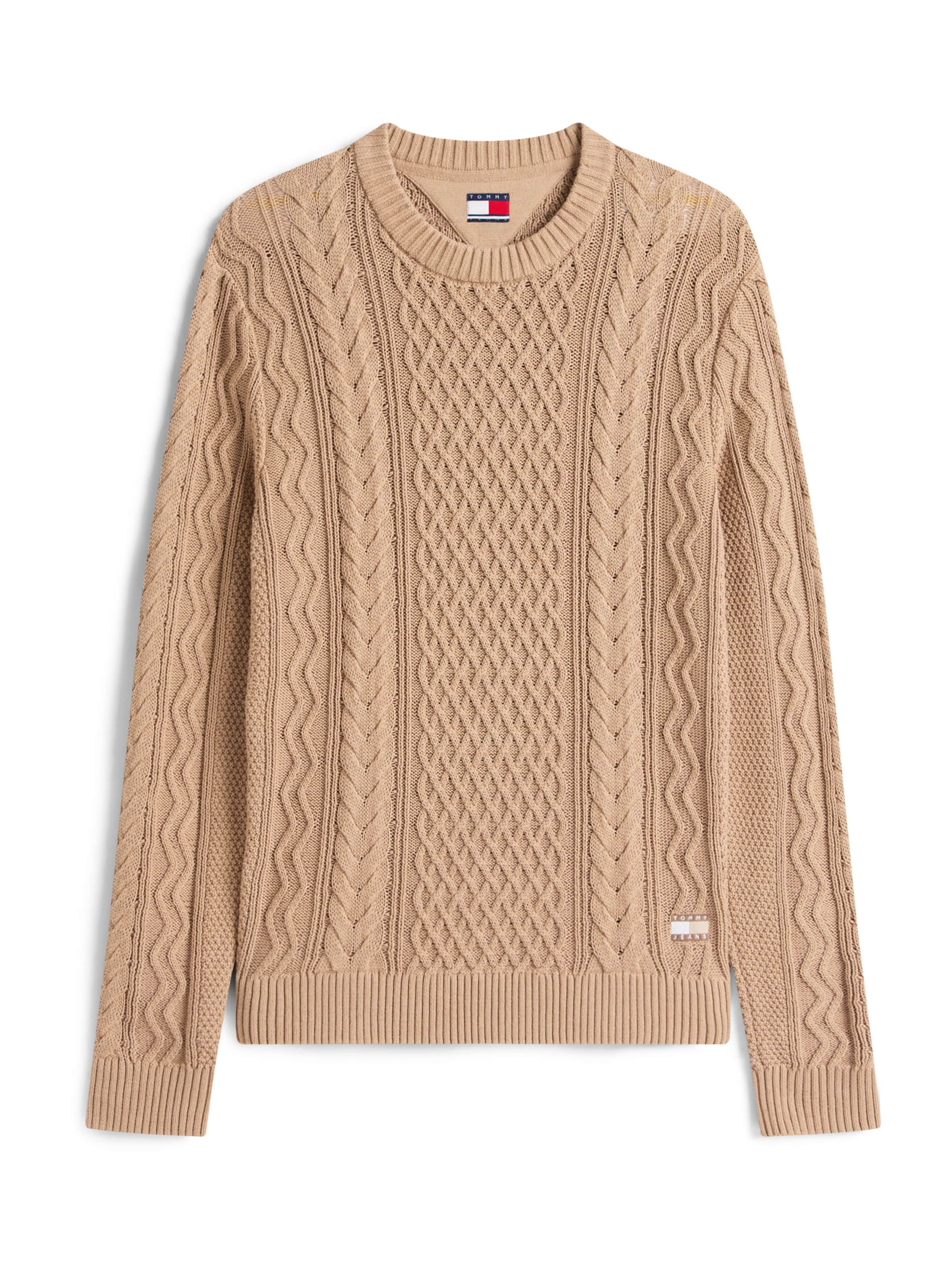 Tommy Jeans Pullover in Braun: Vorderseite