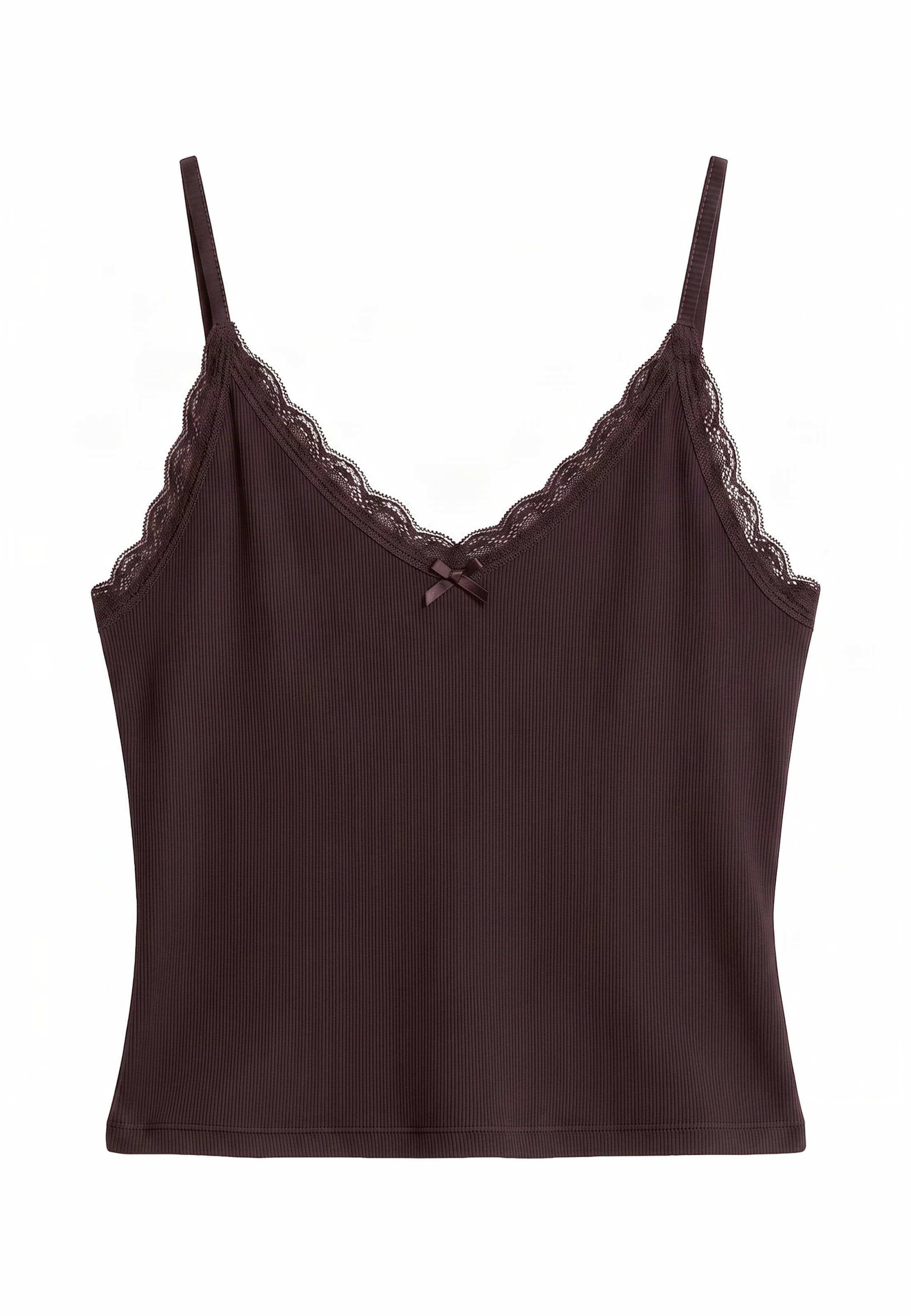 Urban Classics Top in Brown: front