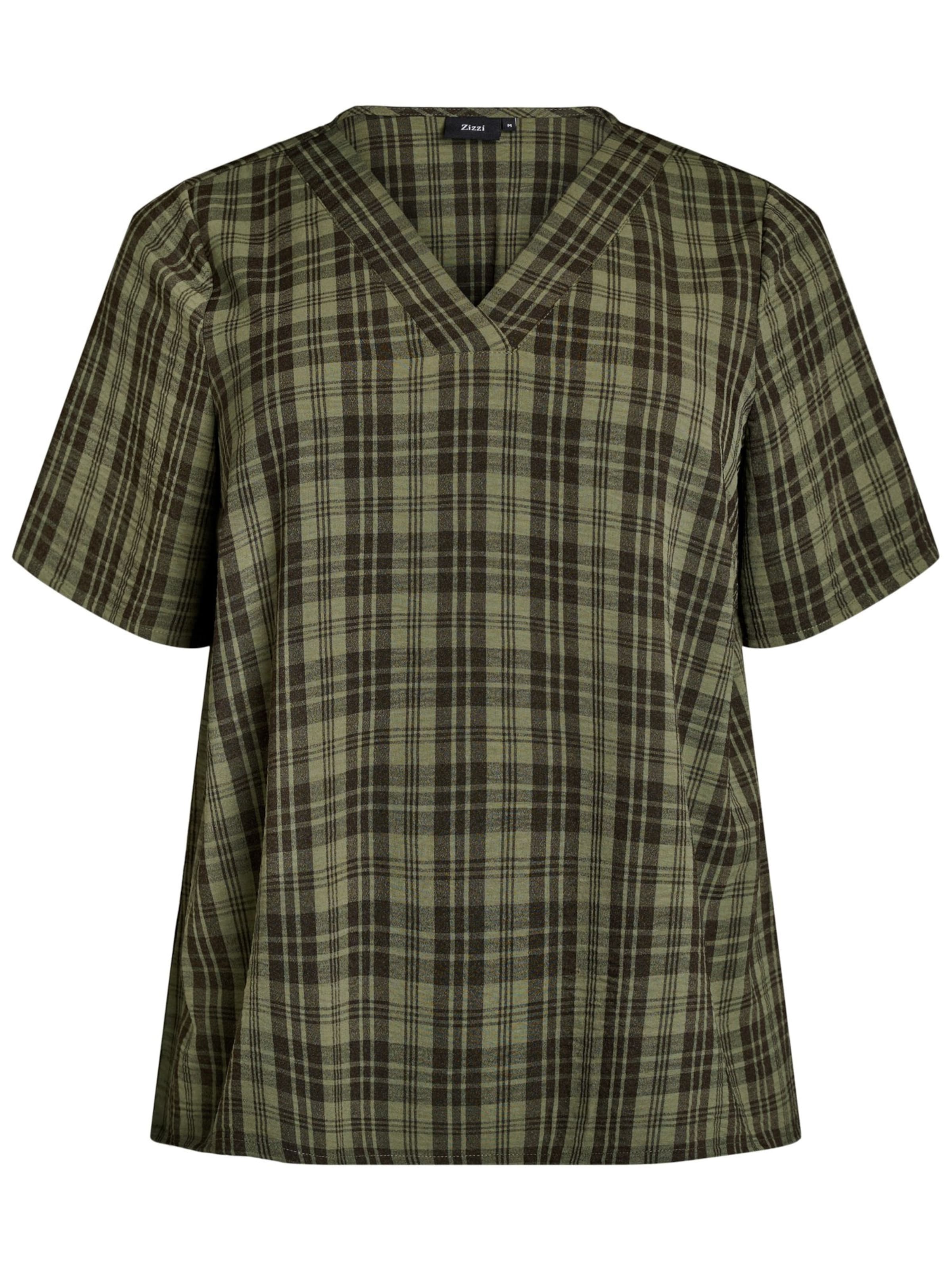 Zizzi Blúzka 'MVINOVA' - Zelená: predná strana