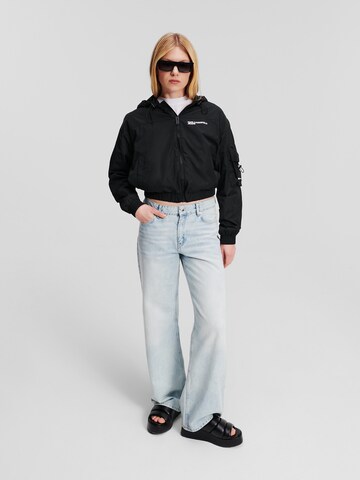 KARL LAGERFELD JEANS Übergangsjacke 'Utility' in Schwarz