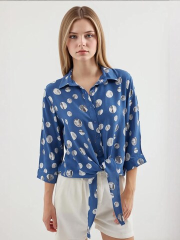 Bigdart Bluse in Blau: Vorderseite