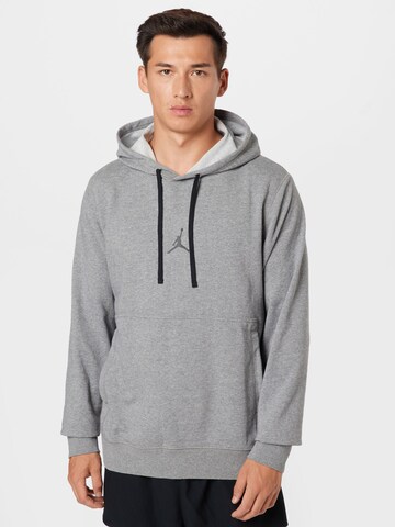 Sweat-shirt Jordan en gris : devant