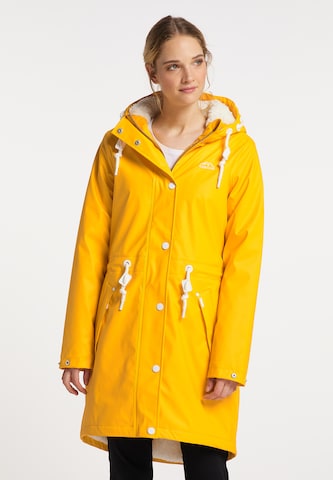 ICEBOUND Raincoat in Yellow: front