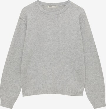 Pull&Bear Sweater in Grey: front