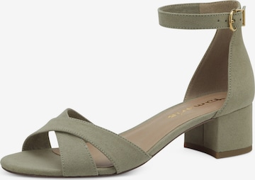 TAMARIS Sandals in Green: front