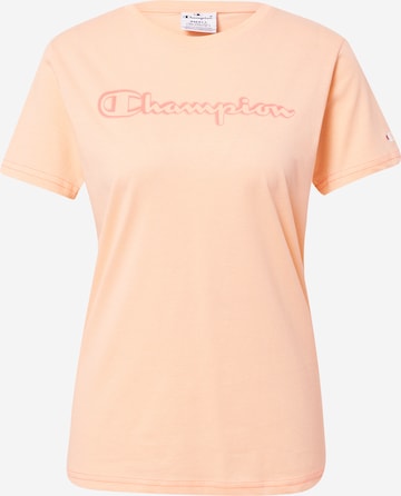 Champion Authentic Athletic Apparel Shirt in Roze: voorkant