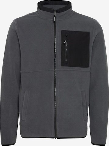 BLEND Fleece Jacket 'Bhfloritz' in Grey: front